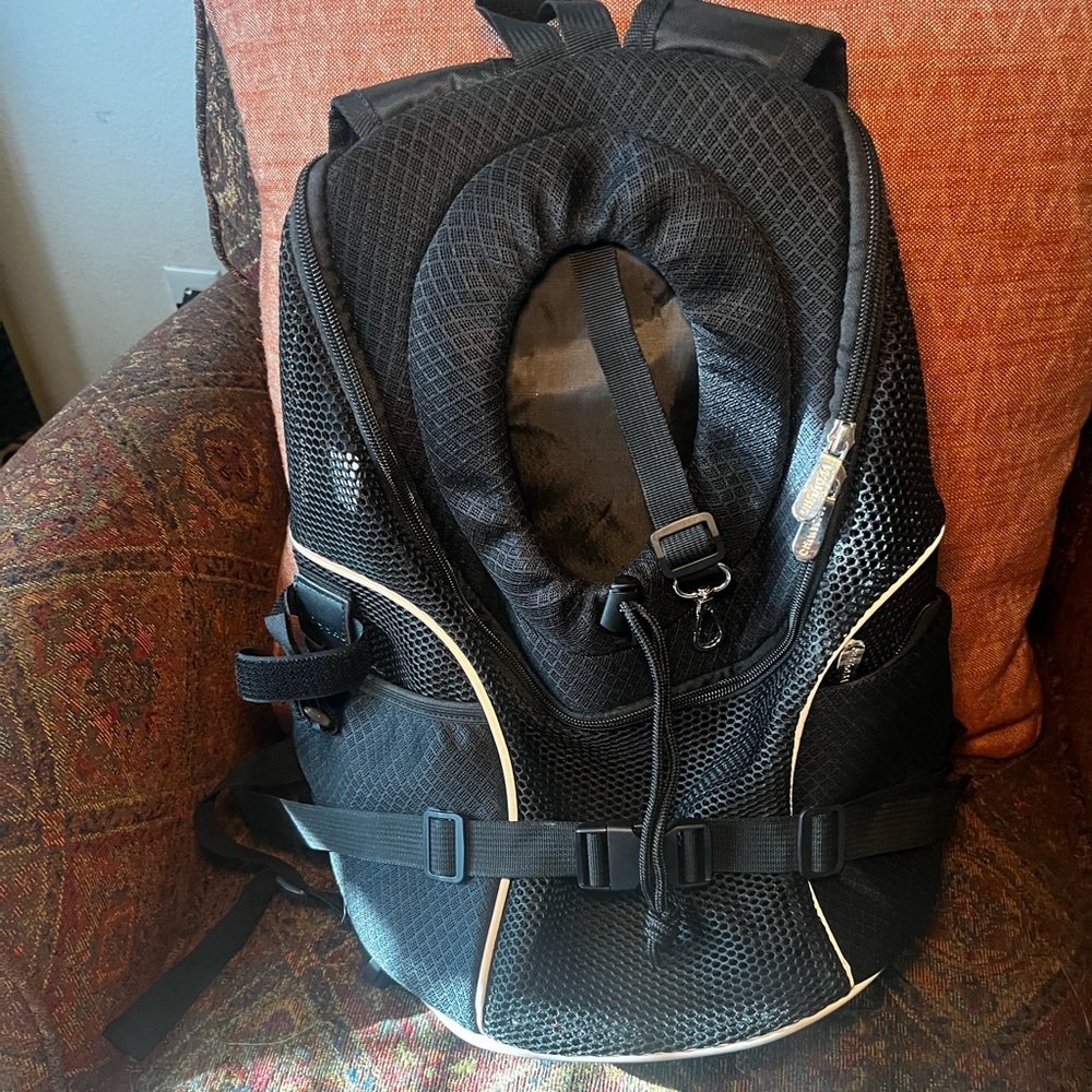 WOYYHO,Pet Dog Carrier Backpack Travel Carrier Front Pack Medium